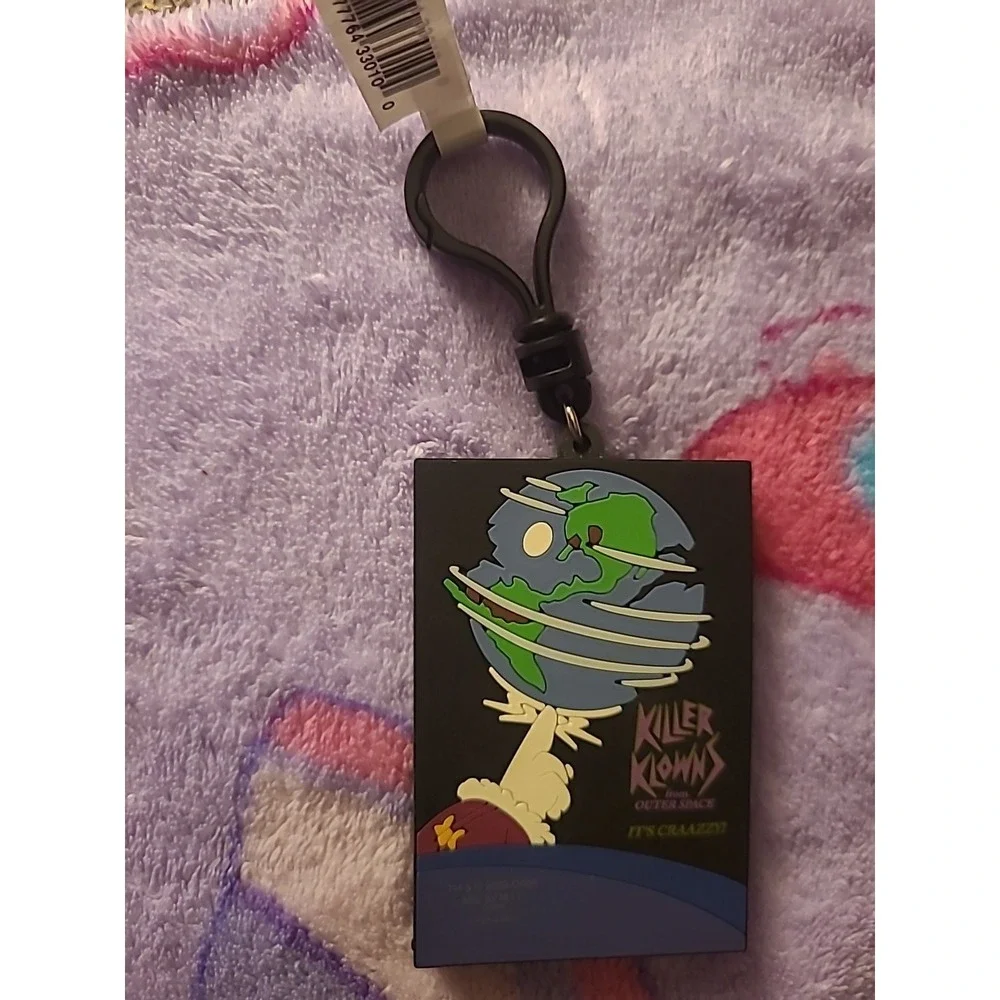 New With Tags Midnight Movies Figural Bag Clip - Killer Klowns From Outer Space